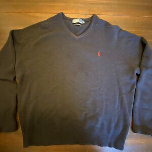 Polo Ralph Lauren 100% lambswool black sweater